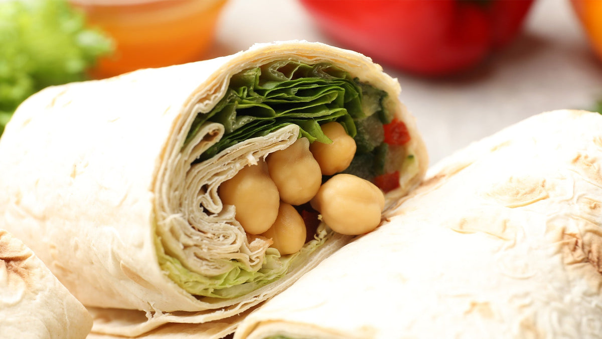 Smashed Chickpea & Avocado Wrap