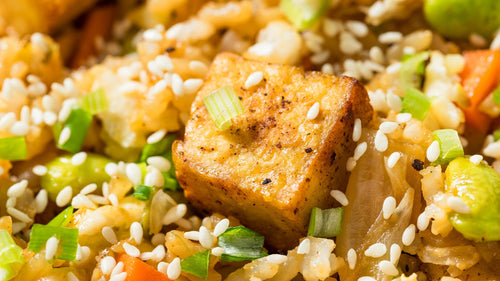Tofu & Vegetable Rice Bowl