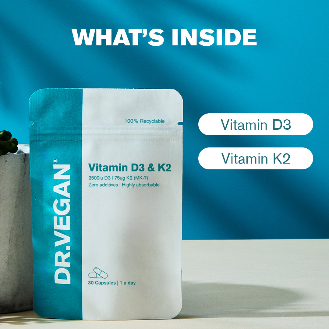 Vitamin D3 & K2 2500IU (63ug)
